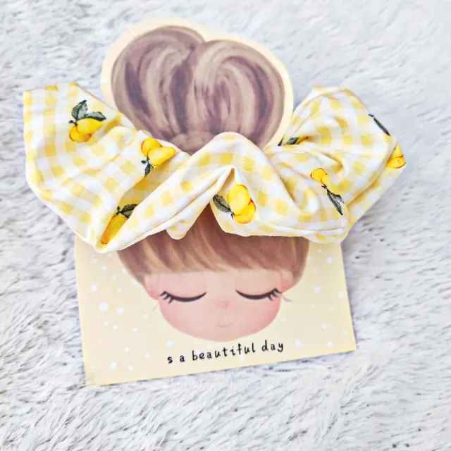 Coletero con estampado de limones