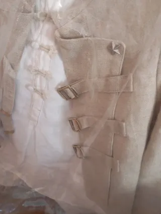 Conjunto comunión chaqueta y blusa