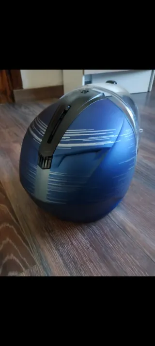 Casco HJC Azul y Gris