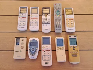 Lote 10 mandos aire acondicionado Firstline, Fujit