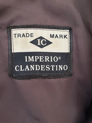 Chaqueta de cuero Imperio Clandestino Marrón