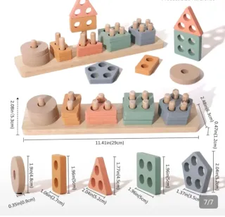 Pack Juguetes Montessori Bebé Madera