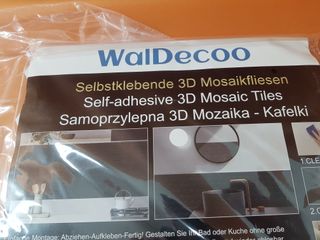 Azulejos Pared Adhesivos Hexagonales Negros