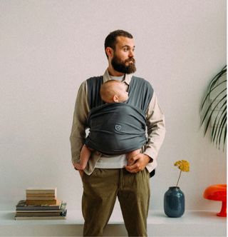 Fular porteo Koala Babycare gris Cuddle band2