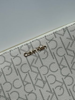 Bolso bandolera Calvin Klein blanco original