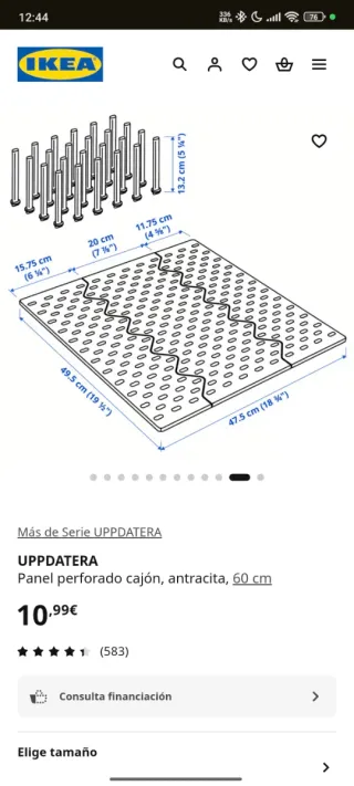 Organizador Cajón Cocina Ikea Uppdatera Negro