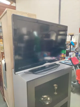 Televisión plasma negra