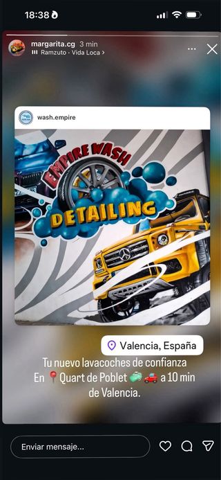 Limpieza interior y exterior de vehiculos