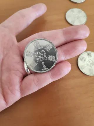 Lote 8 Monedas 100 ptas. Conmemorativas