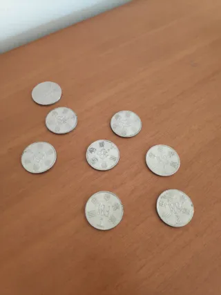 Lote 8 Monedas 100 ptas. Conmemorativas