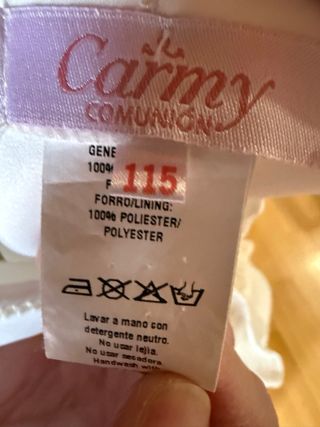 Vestido de Comunión Niña Blanco