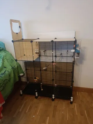Jaula para pájaros modular
