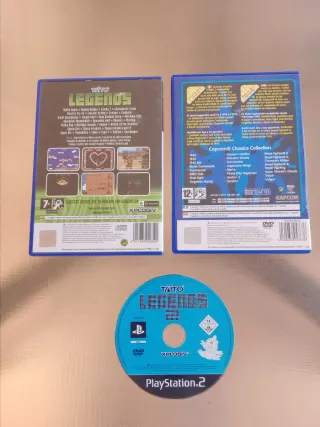 Pack 3 Juegos PS2 Taito Legends 1 y 2 + Capcom Cla