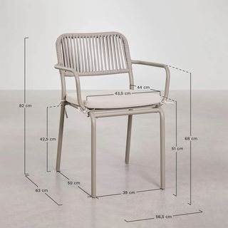 Mesa de jardín Arhiza SKLUM cristal y metal