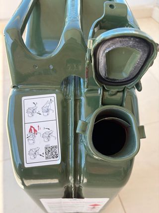 Bidón Metálico Gasolina 20L Verde