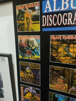 Iron Maiden Cuadro Madera 42x60cm