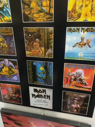 Iron Maiden Cuadro Madera 42x60cm