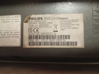 Televisor Philips 32 Negro