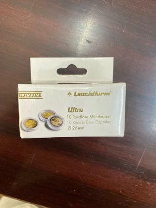 Leuchtturm Ultra 26mm - 10 Cápsulas Monedas