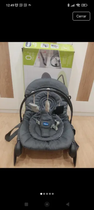 Hamaca Chicco HoOpla gris