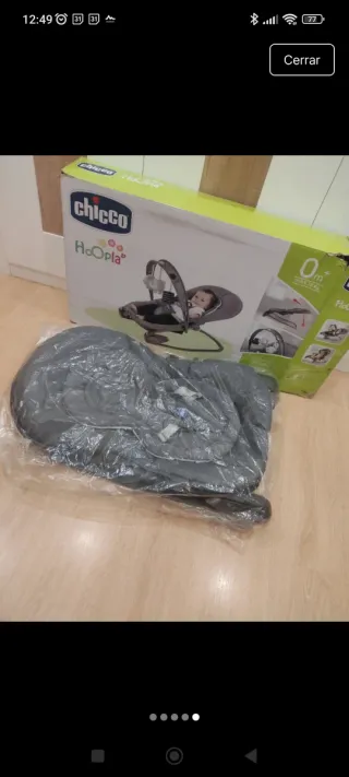 Hamaca Chicco HoOpla gris