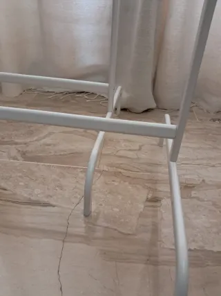 Perchero Burra Metálico Blanco