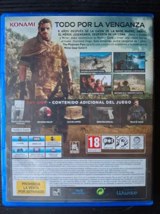Metal Gear Solid V PS4 Edición Day One