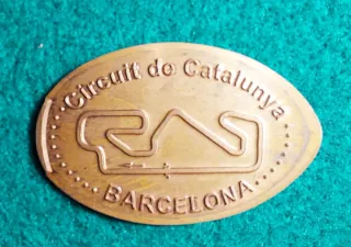 MONEDAS ELONGADAS DE BARCELONA