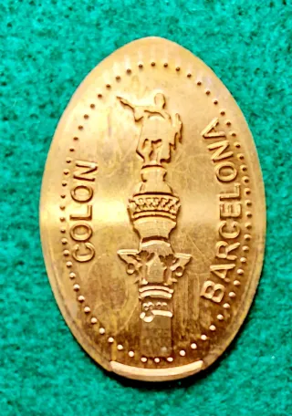 MONEDAS ELONGADAS DE BARCELONA