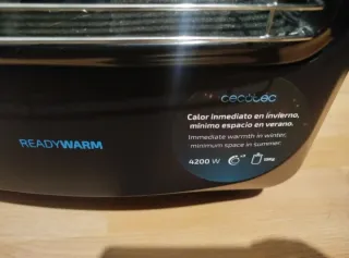 Estufa de gas Cecotec Negra