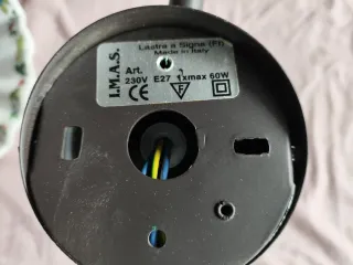 Lámpara techo 3 luces porcelana italiana