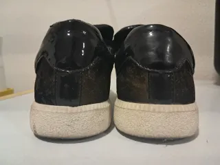 Zapatillas camuflaje terciopelo brillante