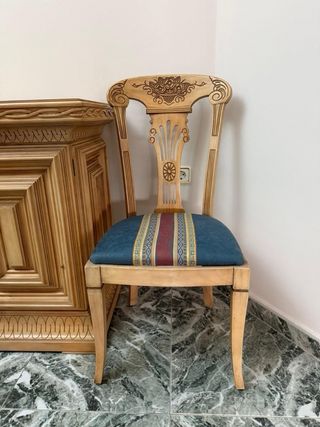 Conjunto muebles comedor mesa y 4 sillas