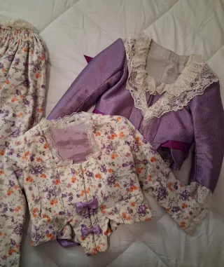 Traje de Fallera Niña Multicolor