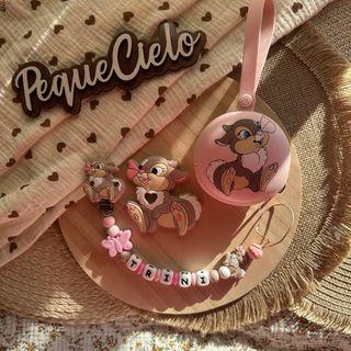 Pack Chupetero,Mordedor y Guardachupete Miss Bunny