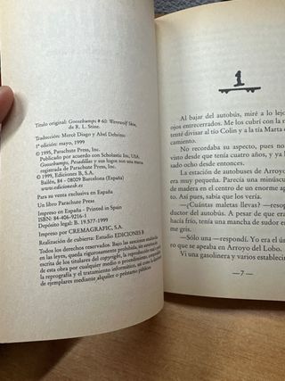 Libro Pesadillas El Misterio de los hombres lobo