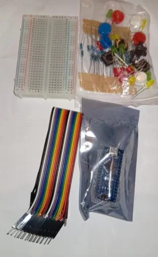 Kit Arduino Nano con componentes