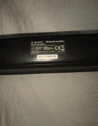 Altavoz Bluetooth Gembird Negro