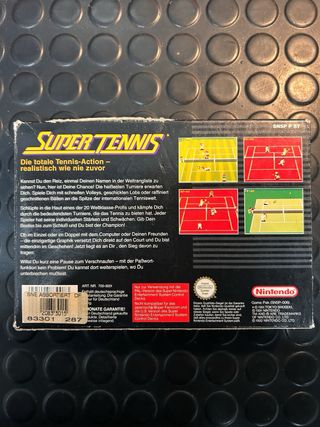 Super Nintendo Super Tennis Juego PAL