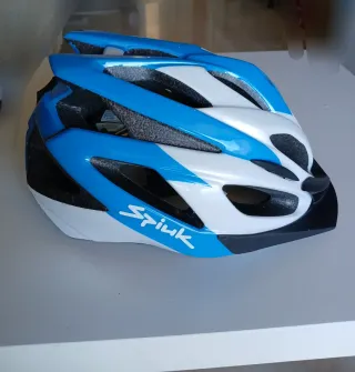 Casco Spiuk Tamera Azul y Blanco