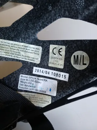 Casco Spiuk Tamera Azul y Blanco