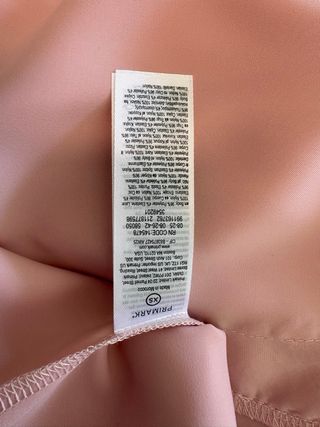 Blusa rosa encaje Primark Talla XS