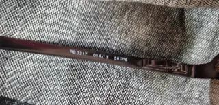 Gafas de sol Ray-Ban marrones y plateadas