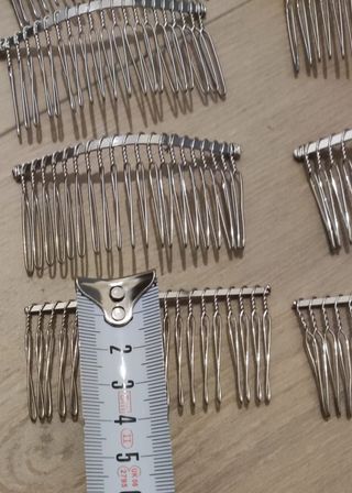 Lote de 10 peinetas para tocados