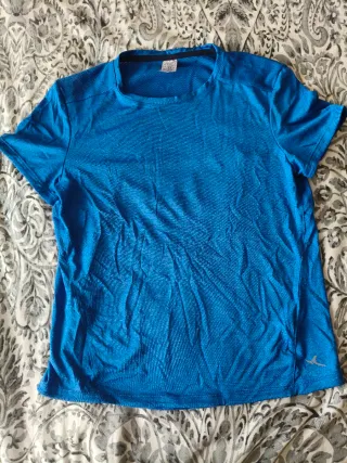 Camiseta niño transpirable azul 12/13 años