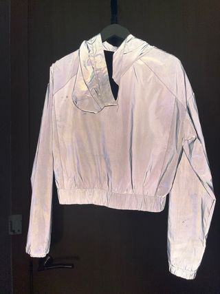 Chaqueta Corta Reflectante Gris