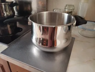 Olla exprés 6L sin tapa,fagor,apta para vitro,indu