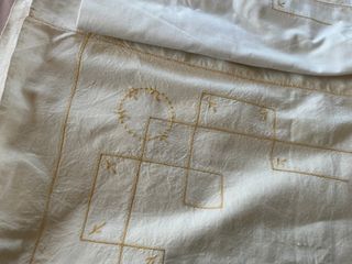 Sábanas Lino Antiguas Bordadas 150x240