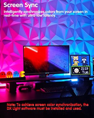 Tira LED RGB Sincronización Pantalla PC