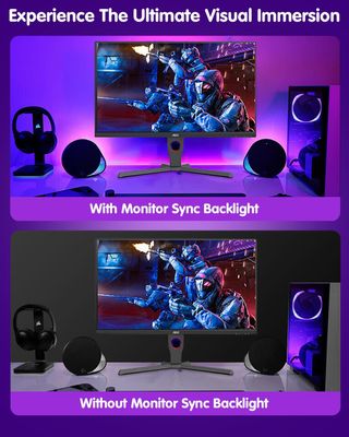 Tira LED RGB Sincronización Pantalla PC